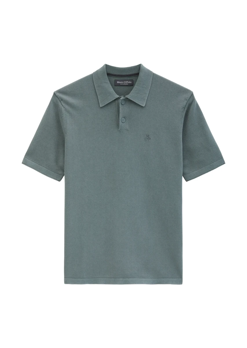 Herren Strick-Poloshirt