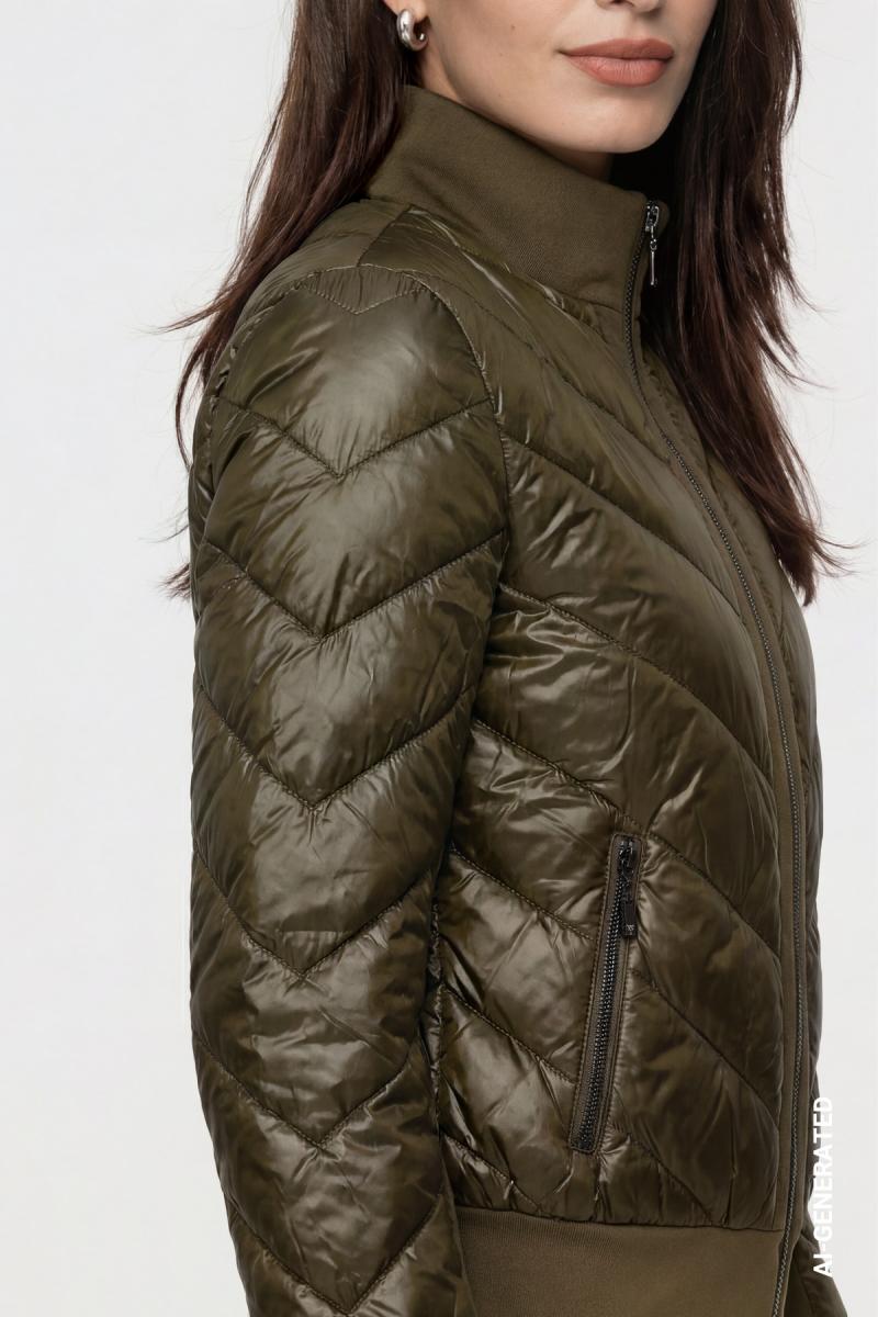 Jacke mit Neopren