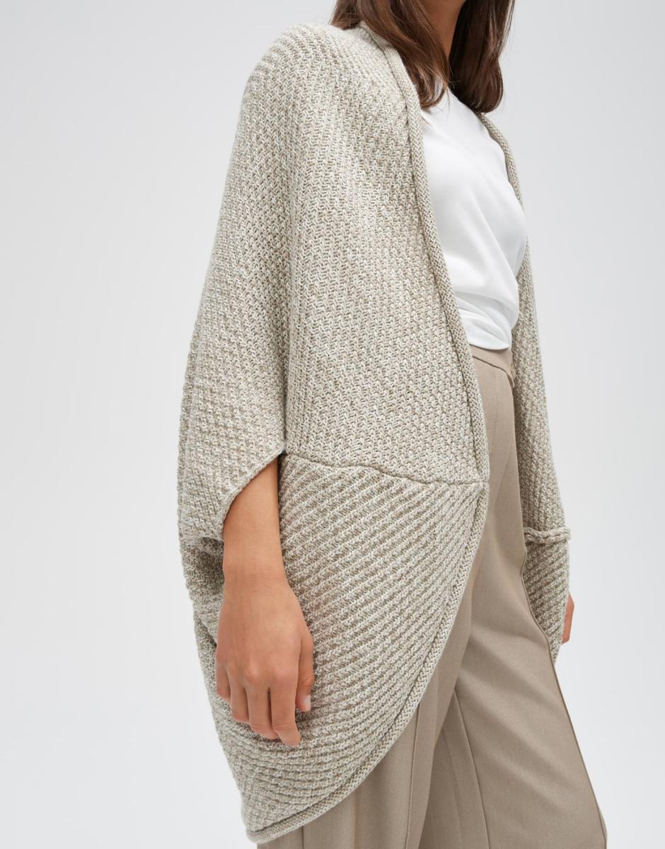 Damen Strickcape Amaryllis