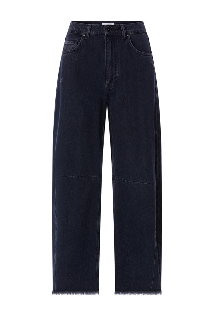 Damen Jeans Blue Black Balloon