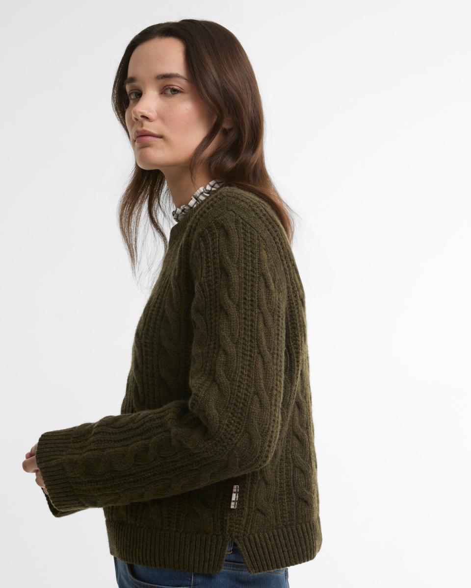 Damen Pullover Joan Cropped Cable Knit