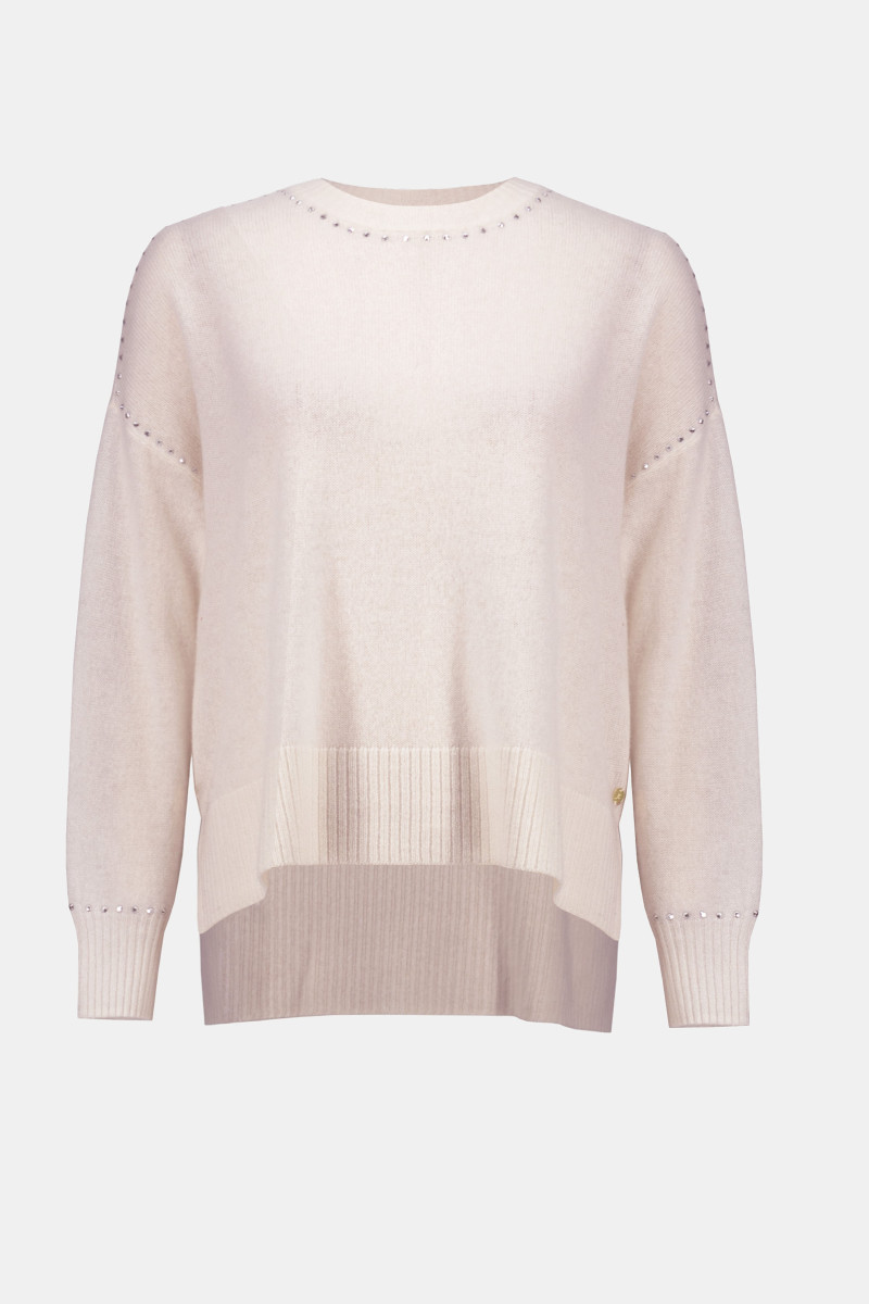 Damen Pullover mit Nietenverzierung