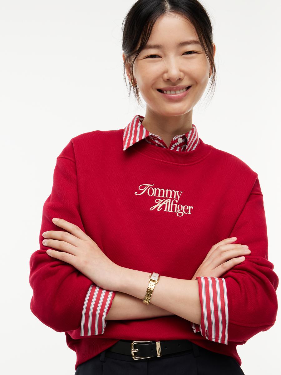 Damen Sweatshirt Script