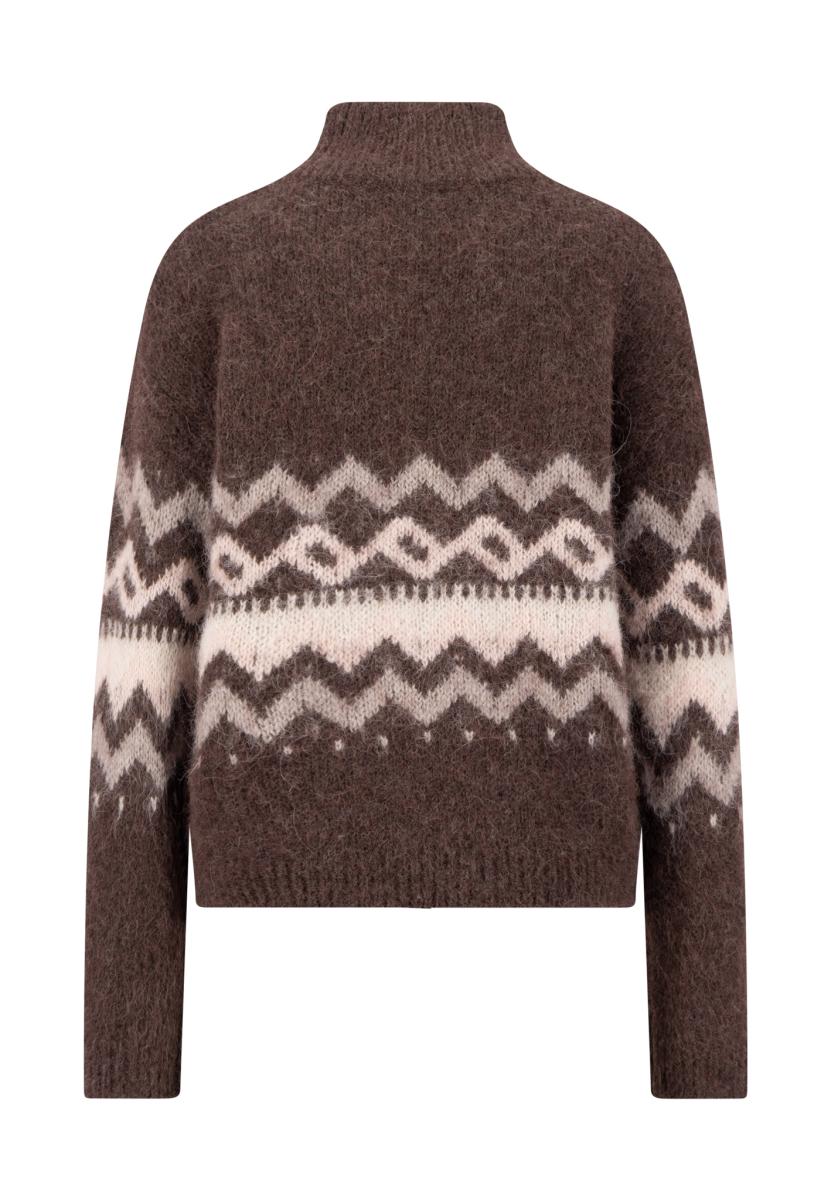 Damen Pullover Norway Hairy Yarn