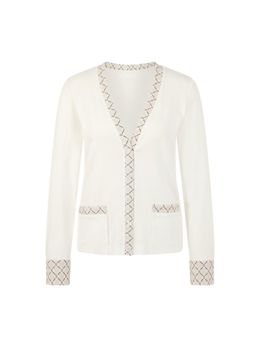 Jerseyjacke mit Printdetails
