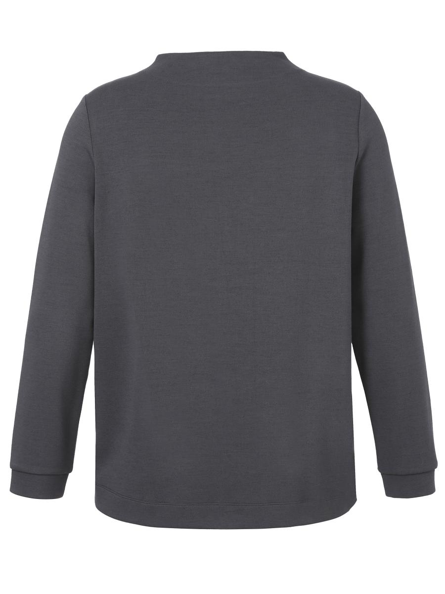 Curvy Sweatshirt mit Kelchkragen