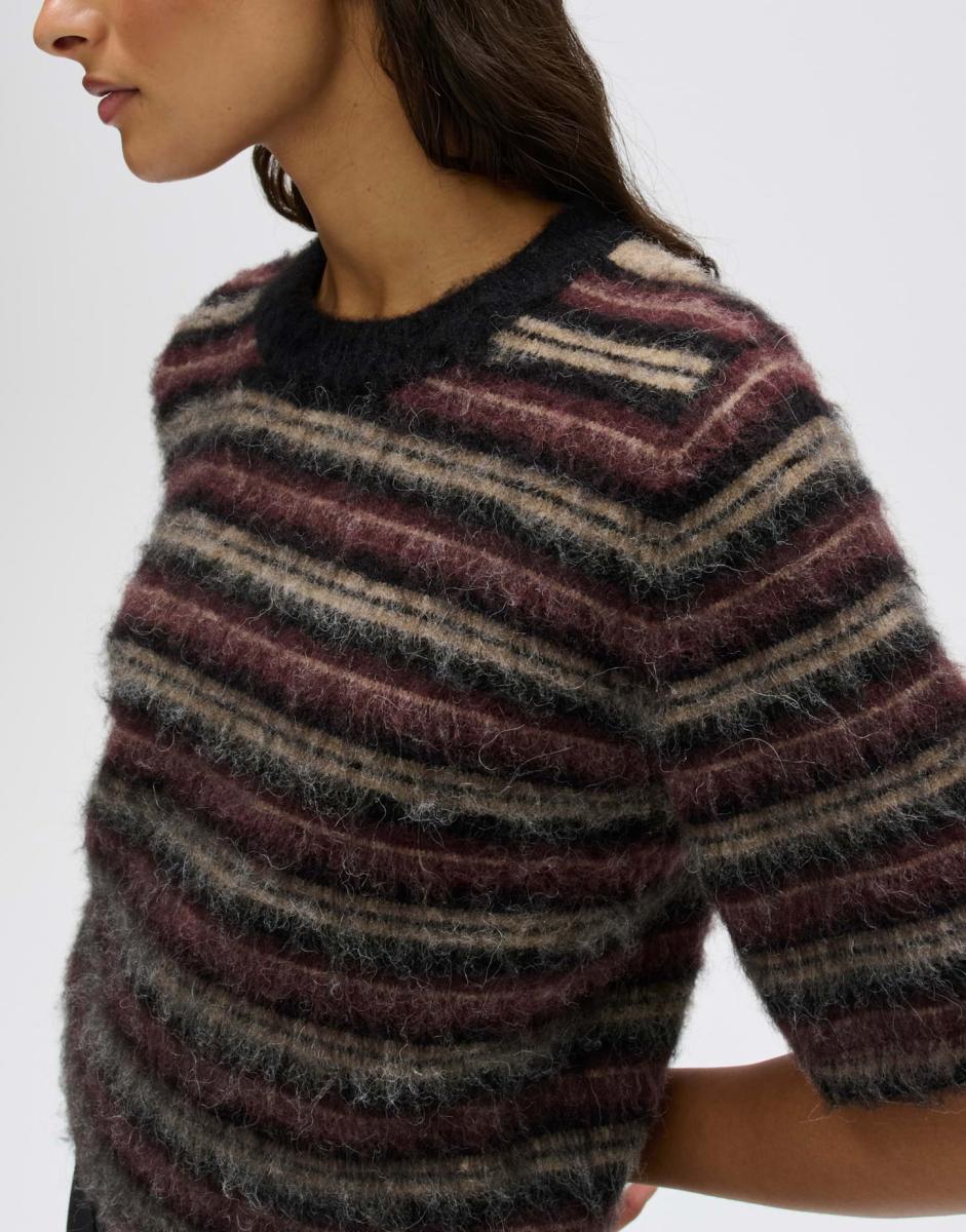 Damen Kurzarm-Pullover Primoro