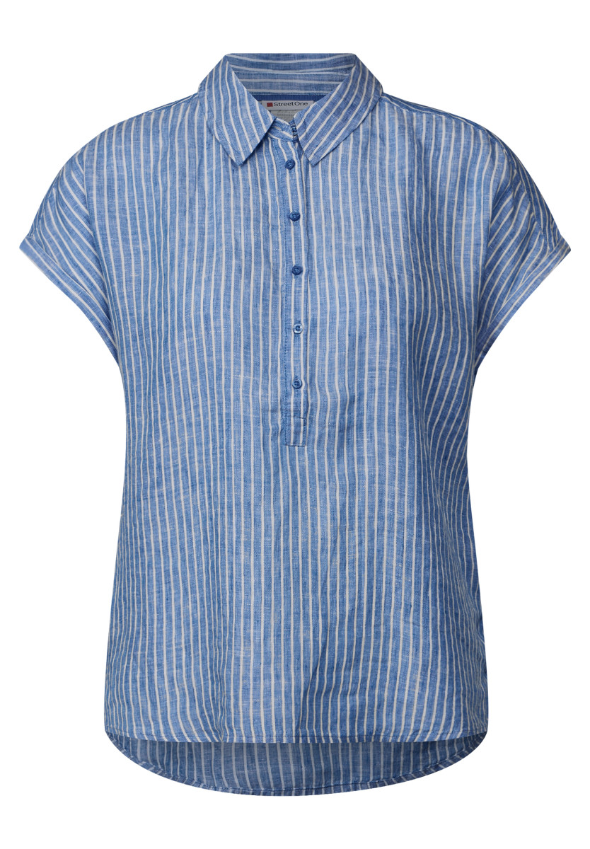 Leinenbluse gestreift