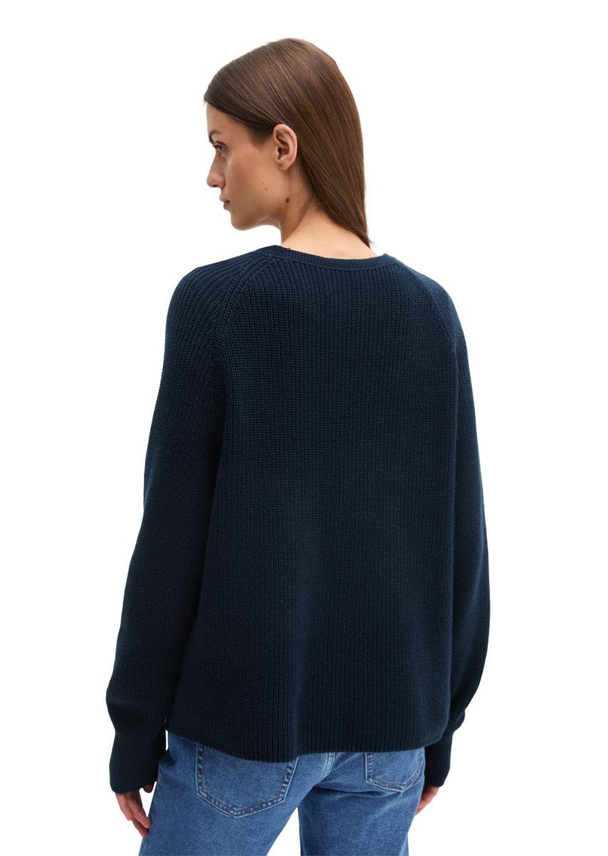 Damen Rundhals-Strickpullover