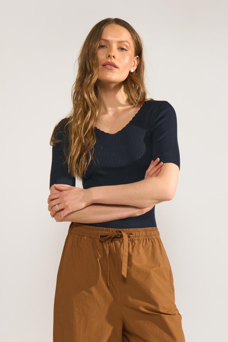 Damen Rippshirt Nuayelet