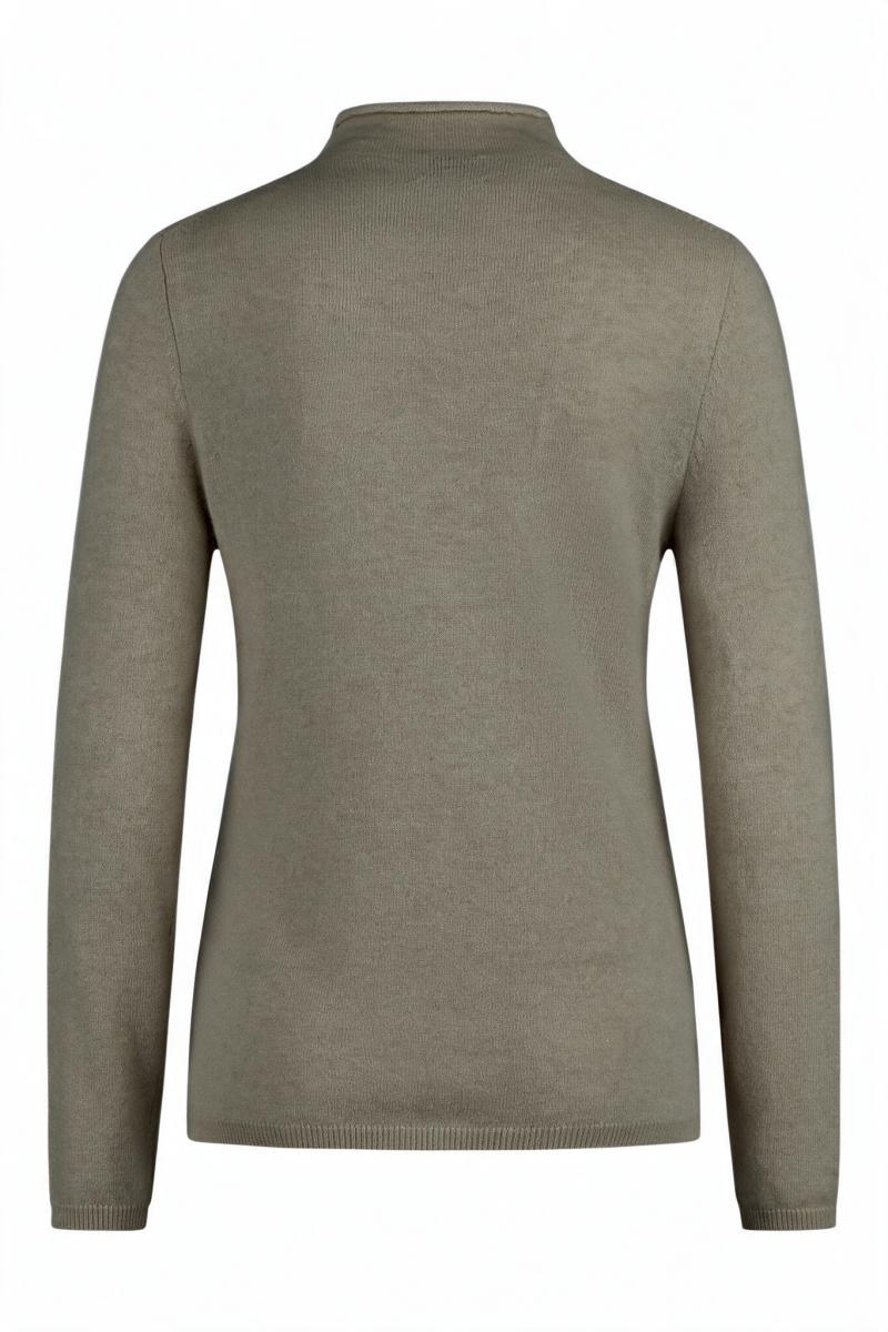 Damen Cashmere-Pullover mit Stehkragen