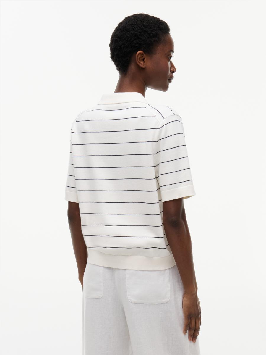 Damen Poloshirt Jersey Stitch