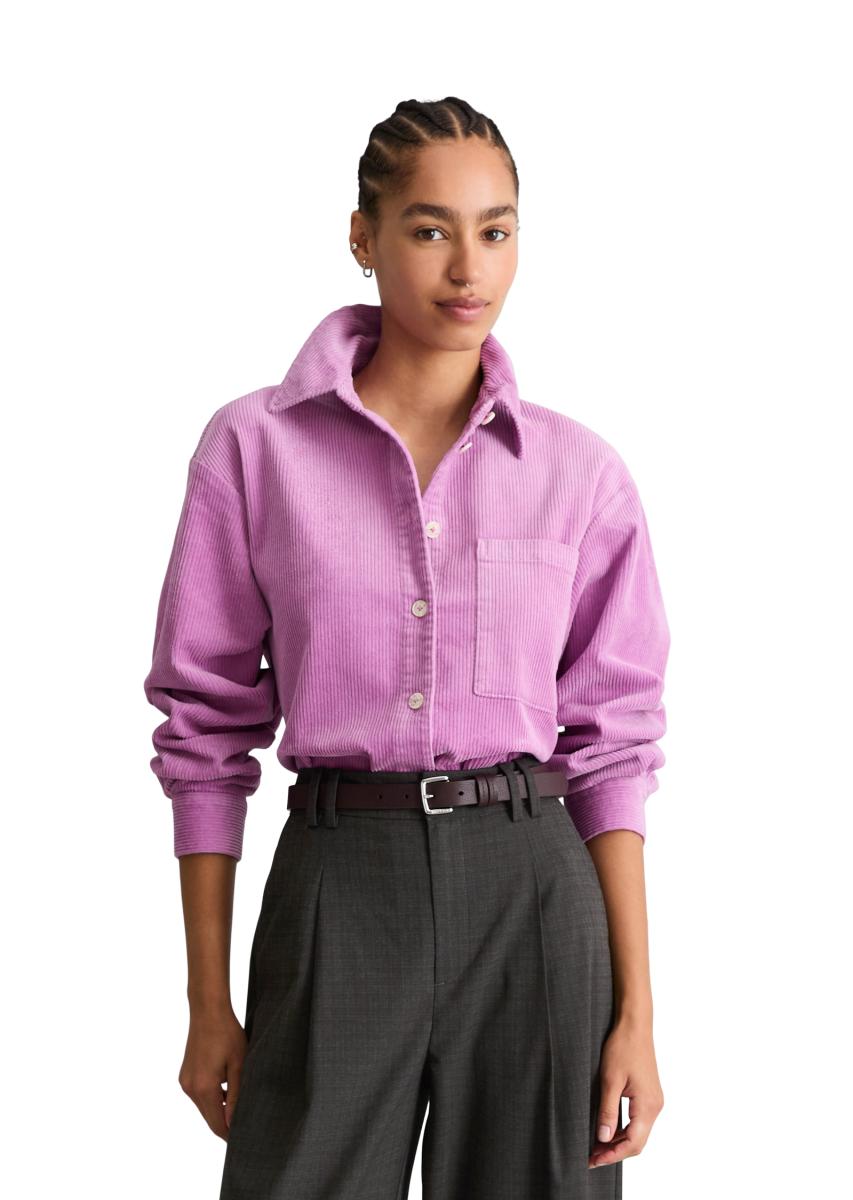 Cord-Bluse