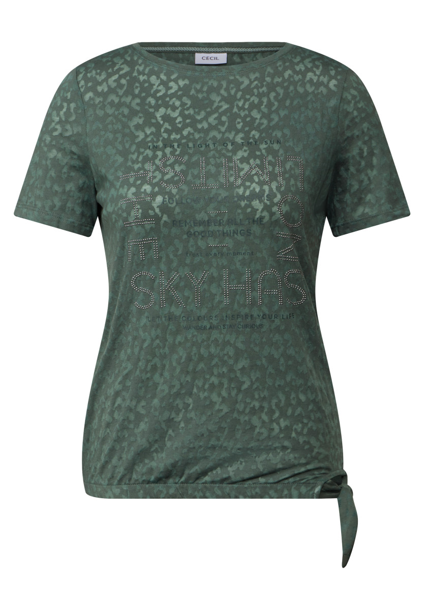 Damen T-Shirt mit Schmucksteinen