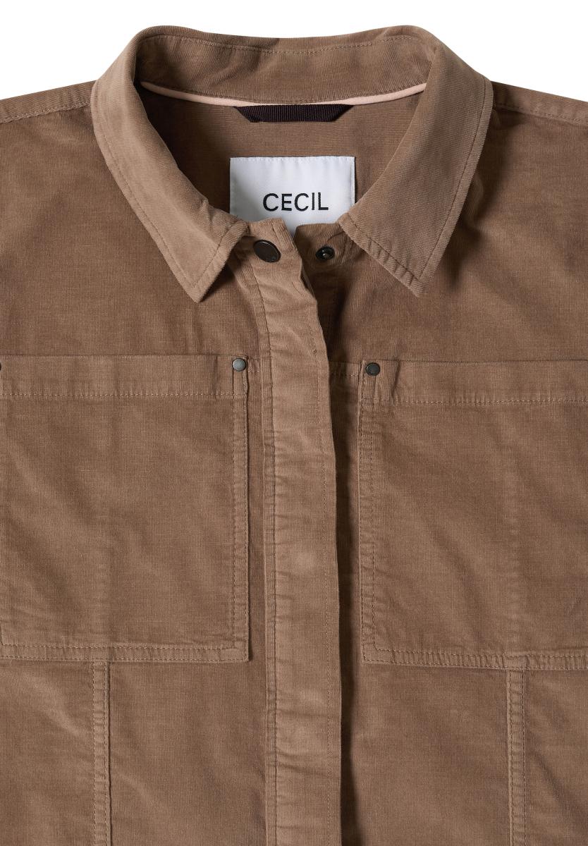 Damen Cord-Overshirt