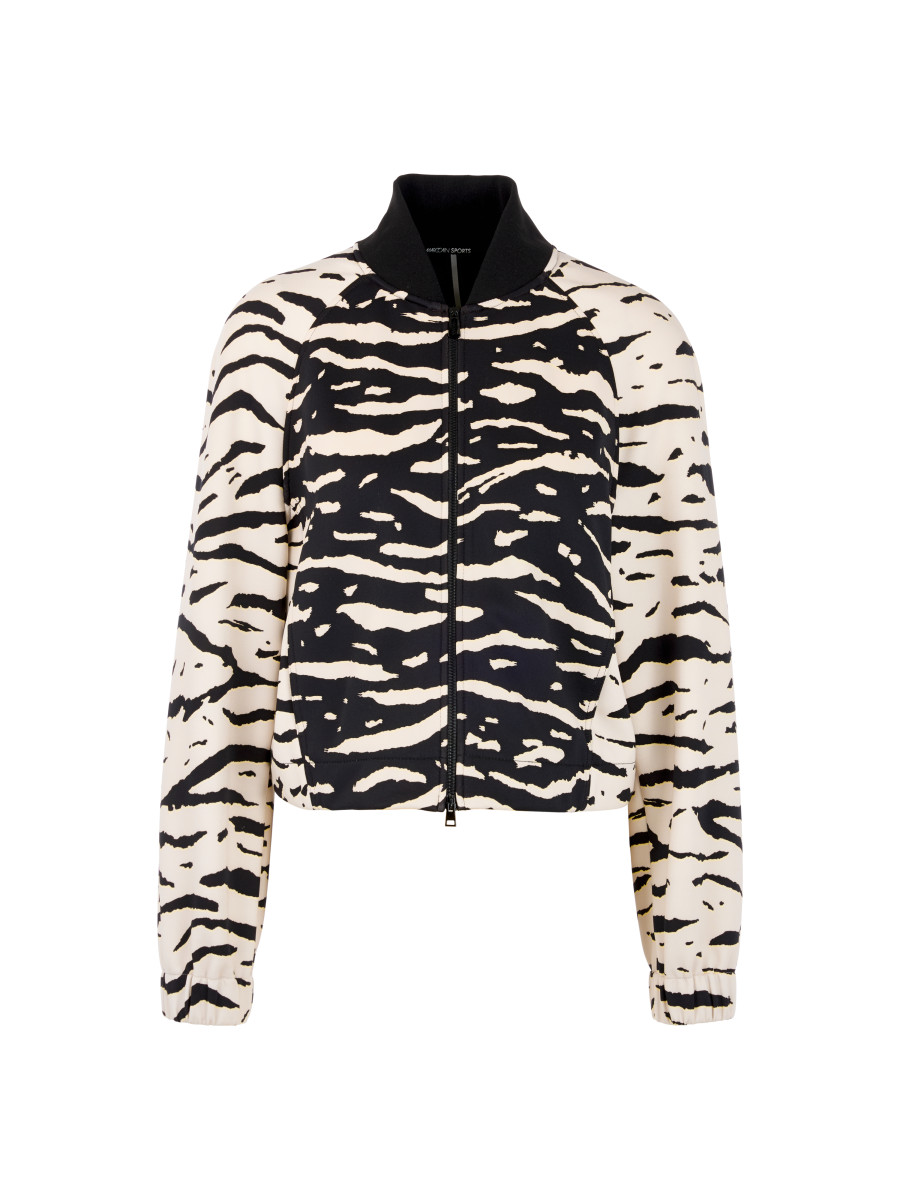 Damen Blousonjacke mit Animal Print