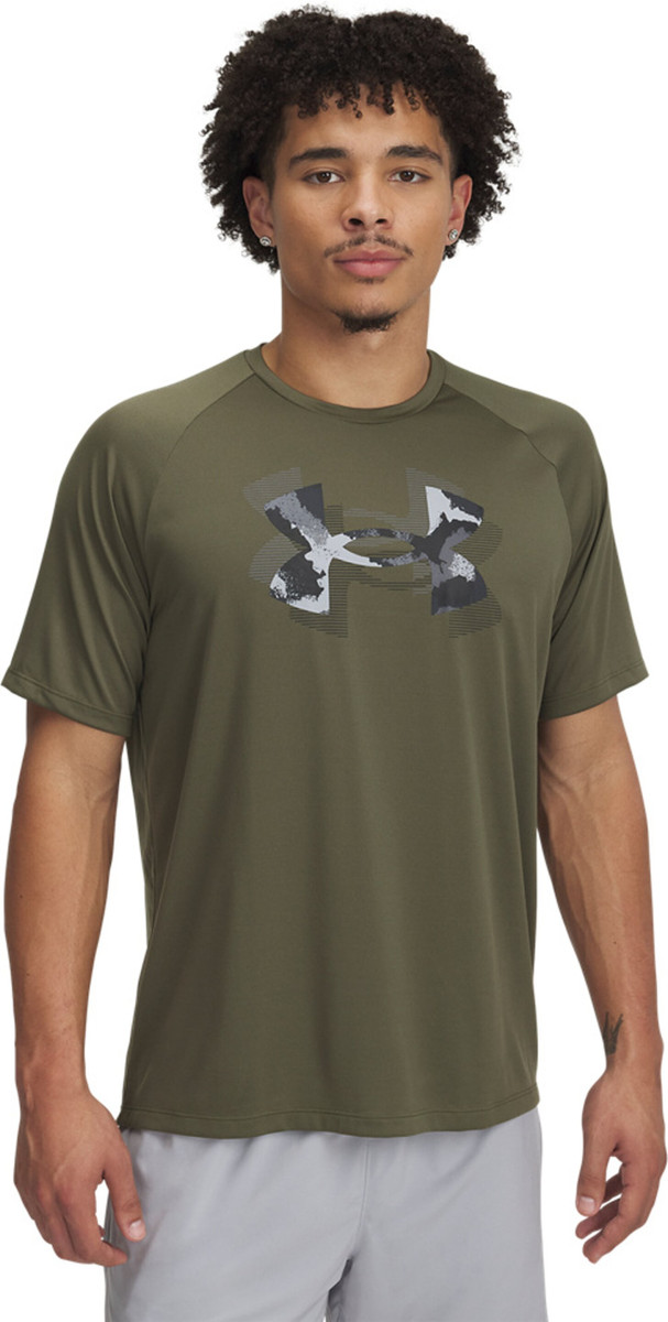 Herren T-Shirt UA M TECH PRINT FILL SS
