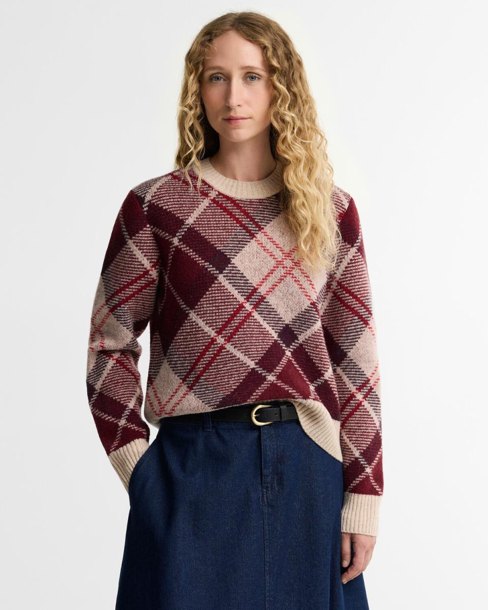 Damen Wollpullover Stevie Tartan