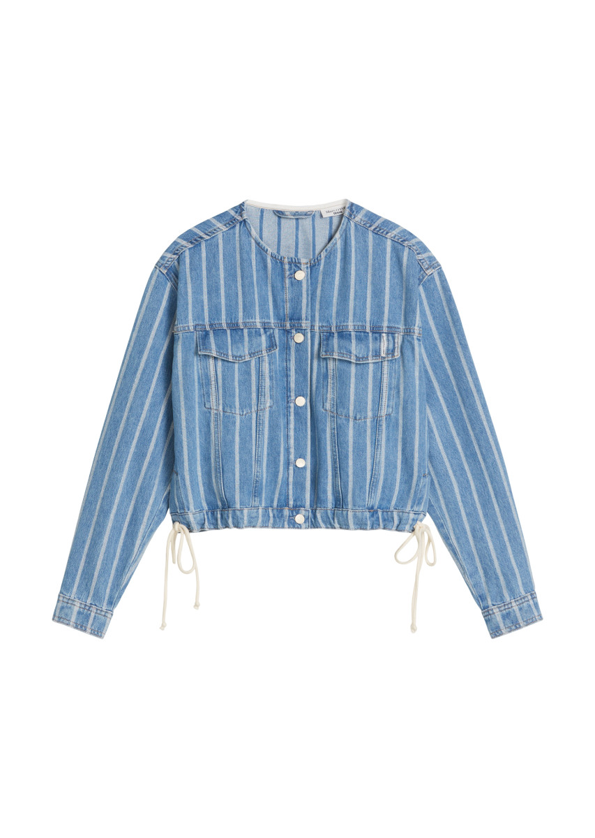 Damen Boxy-Jeansjacke cropped