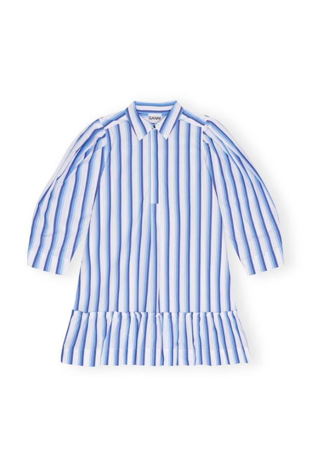 Mini Shirt Kleid Gestreift