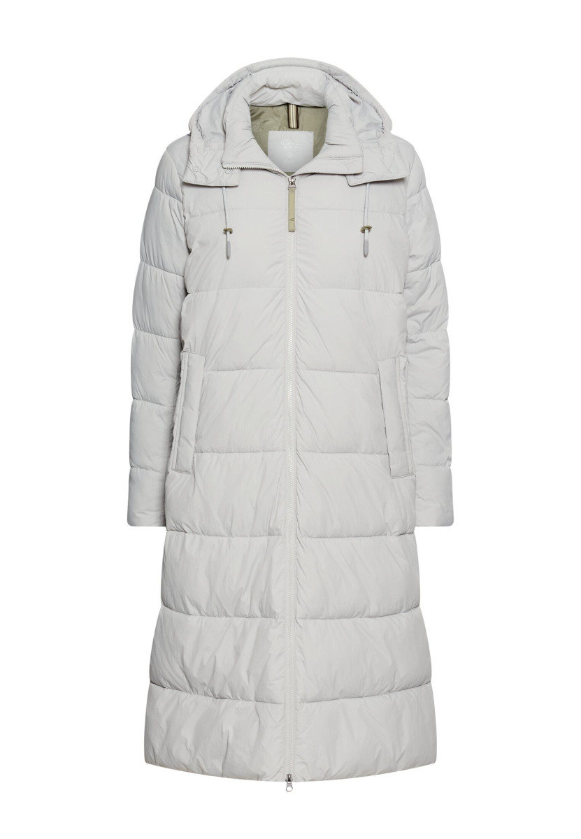 Damen Steppmantel mit abnehmbarer Kapuze
