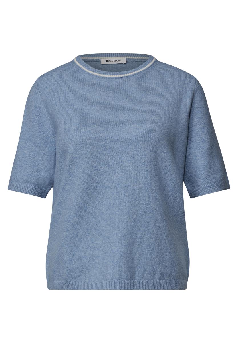 Damen Pullover mit Kontrastdetail