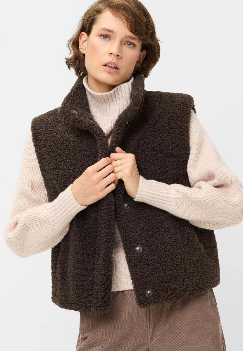 Damen Teddy-Weste
