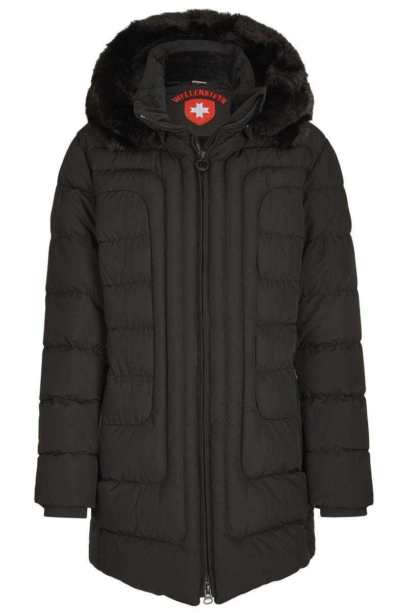 Damen Steppjacke Belvitesse Long Wind- und Wasserdicht