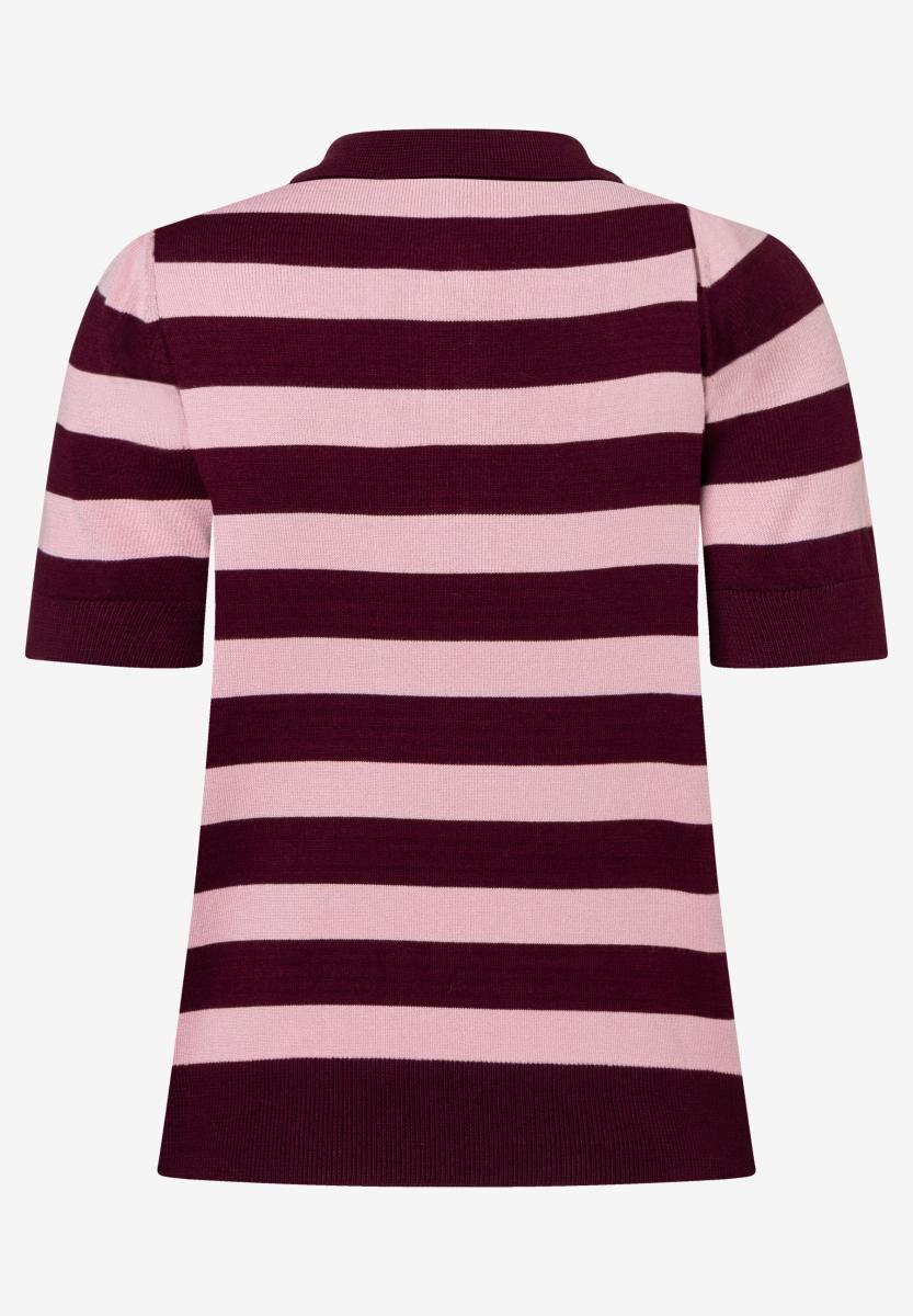 Damen Strick-Poloshirt