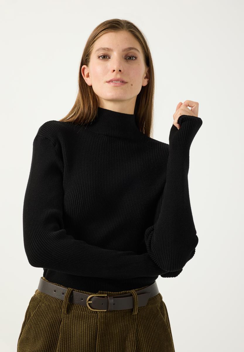 Damen Rippenpullover