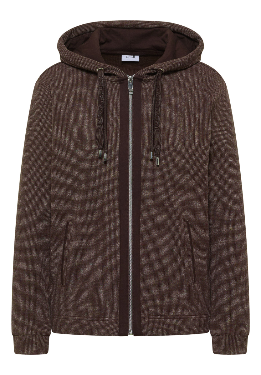 Damen Strickjacke mit Kapuze