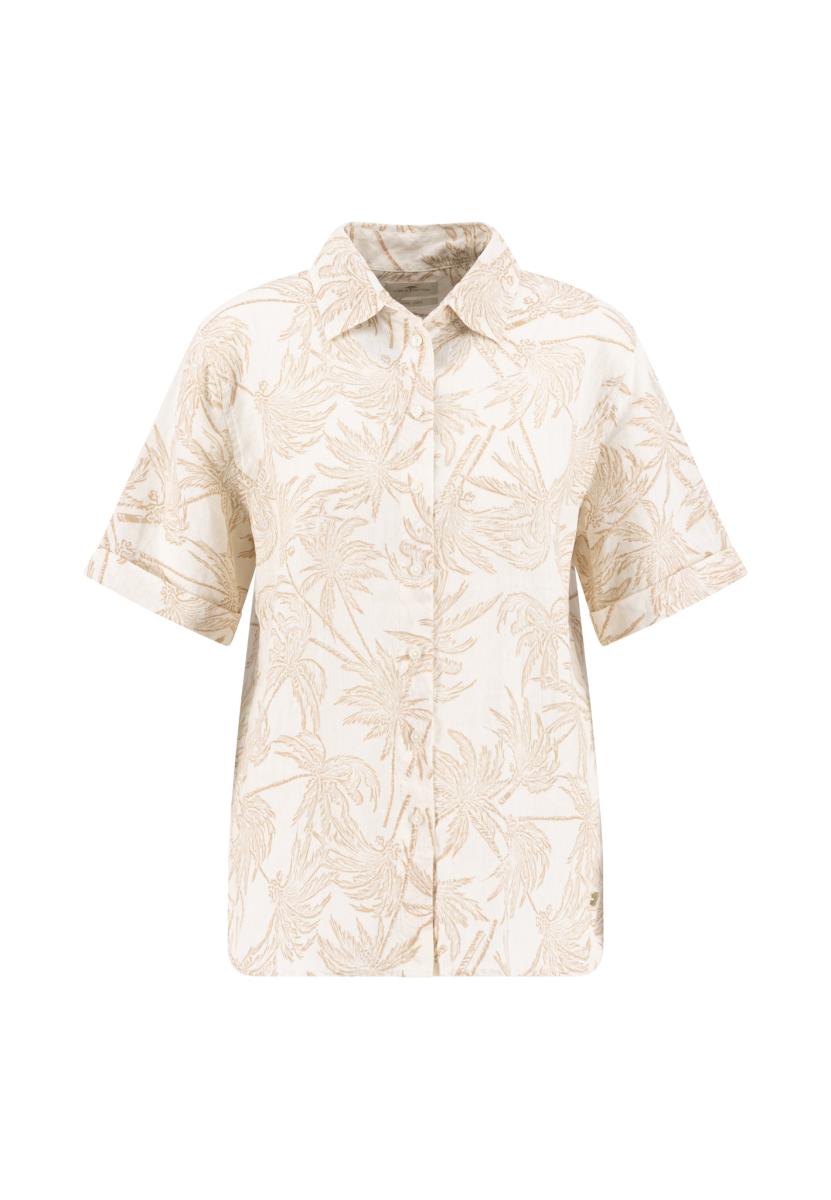 Leinenbluse Palms