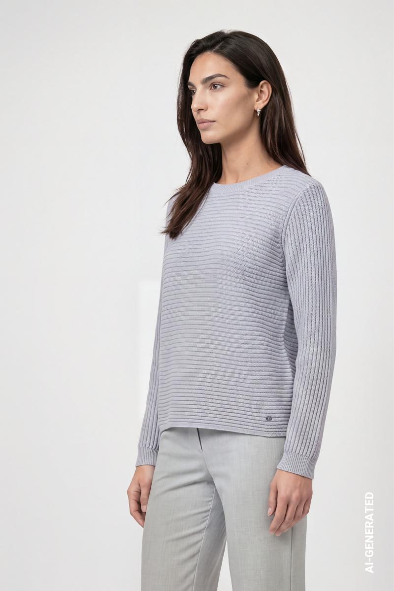 Damen Strickpullover Basic