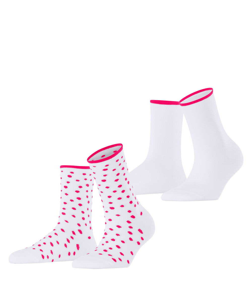 Sketched Dot 2-Pack Damen Socken