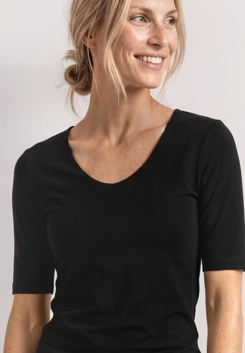 Damen Shirt in Unifarbe