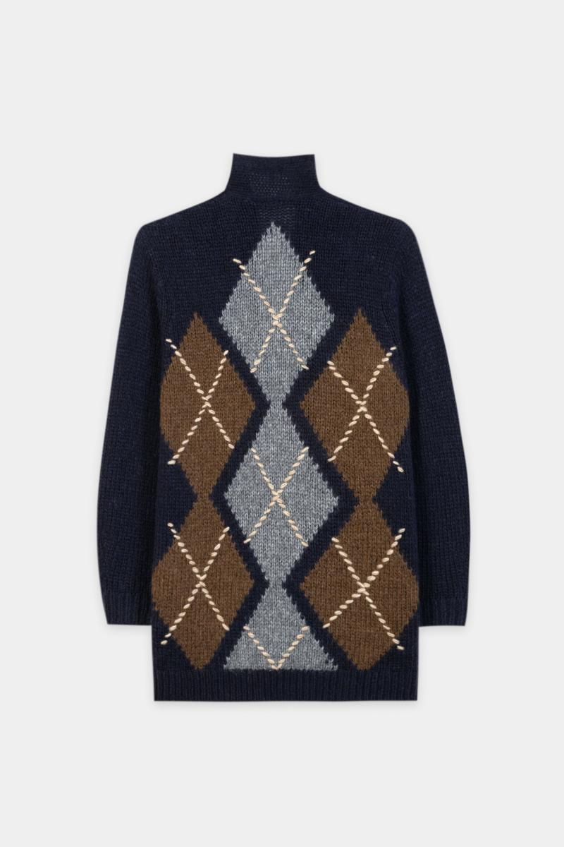 Damen Alpaka-Mix-Cardigan