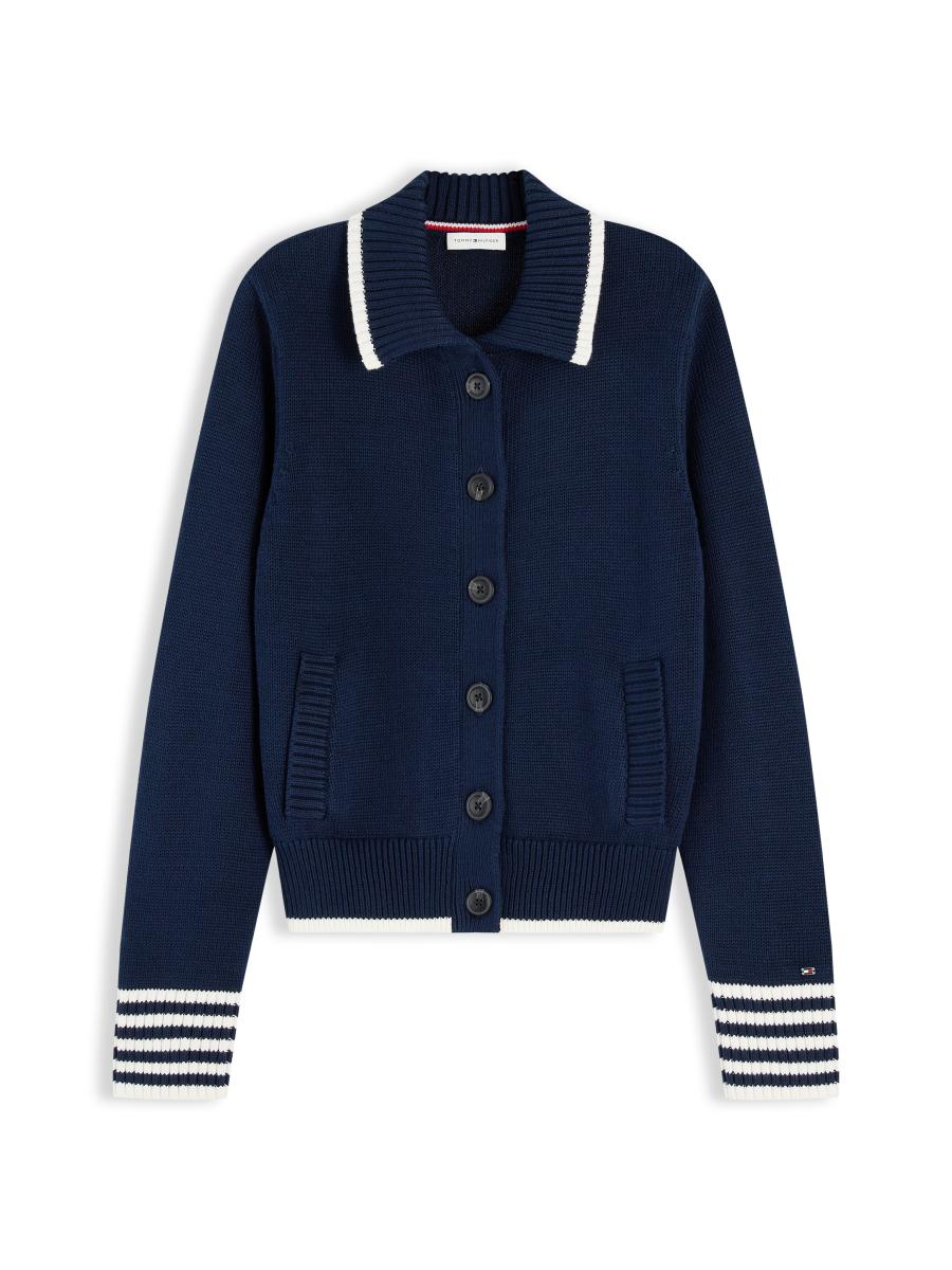 Damen Polo-Cardigan