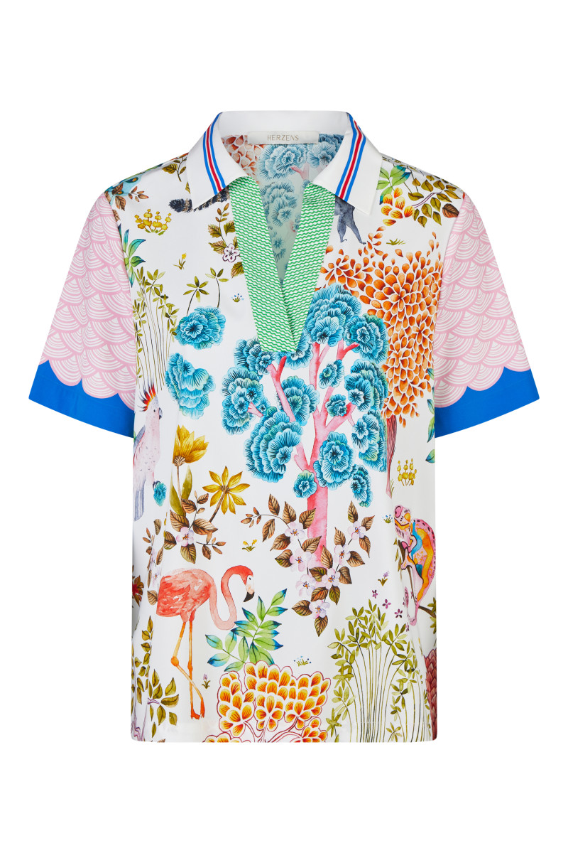 Blusenshirt aus Seide