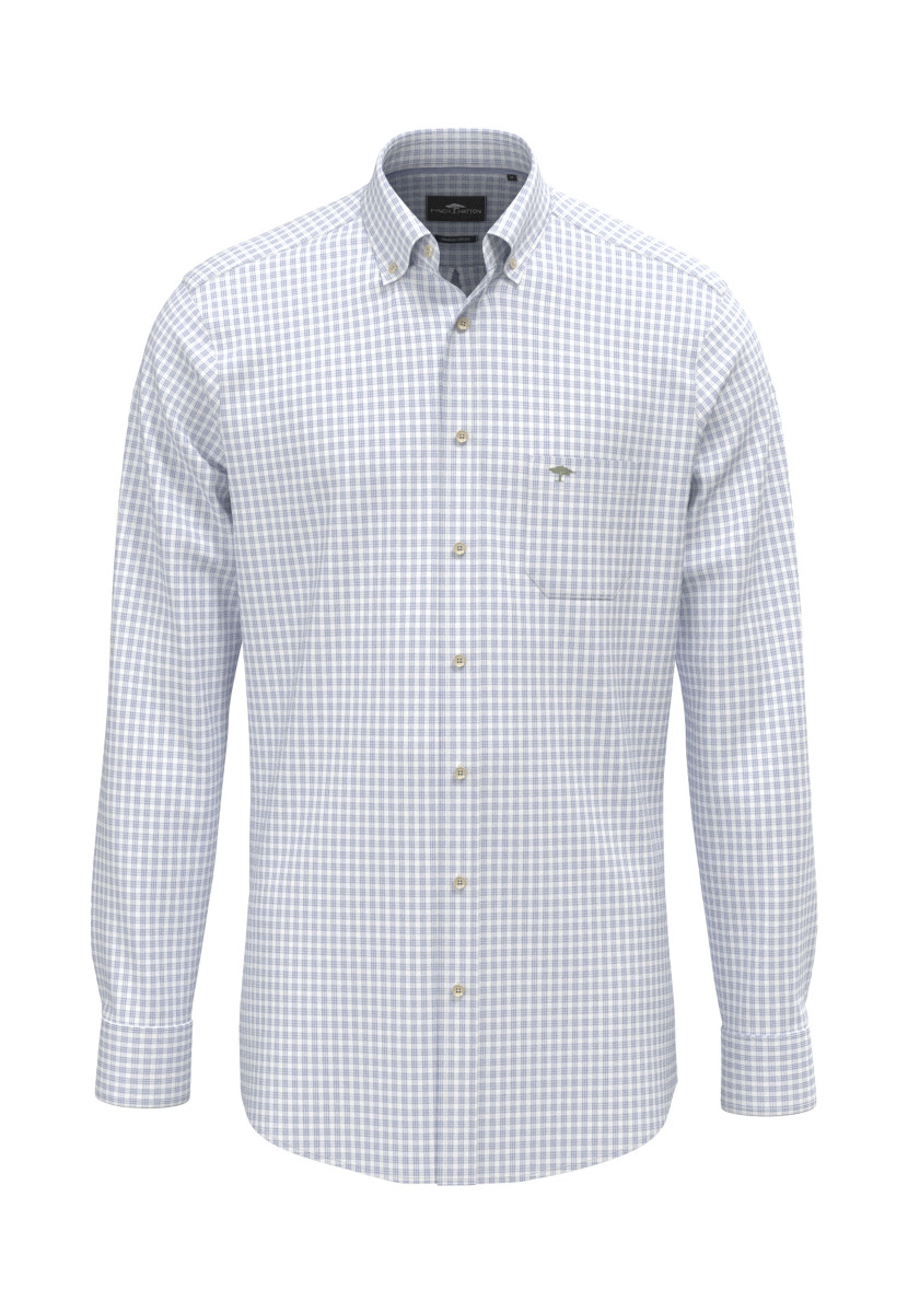 Hemd Washed Oxford Check