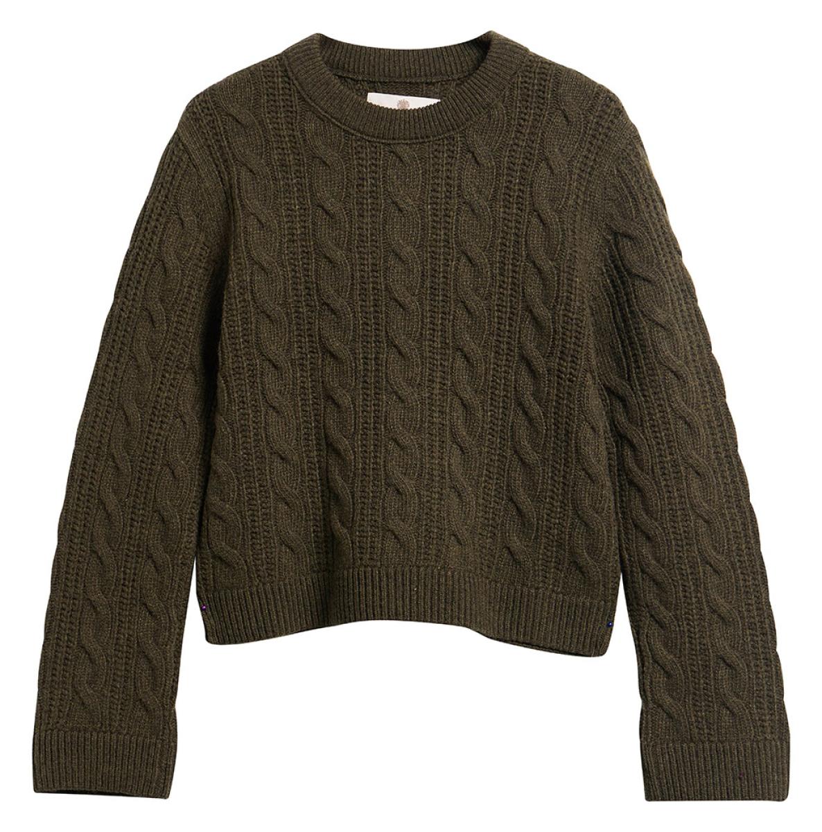 Damen Pullover Joan Cropped Cable Knit