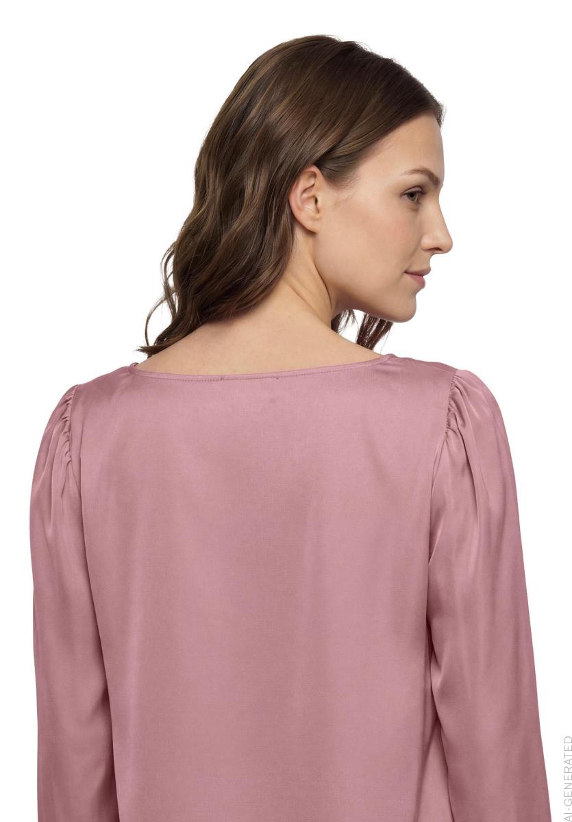Satin-Bluse
