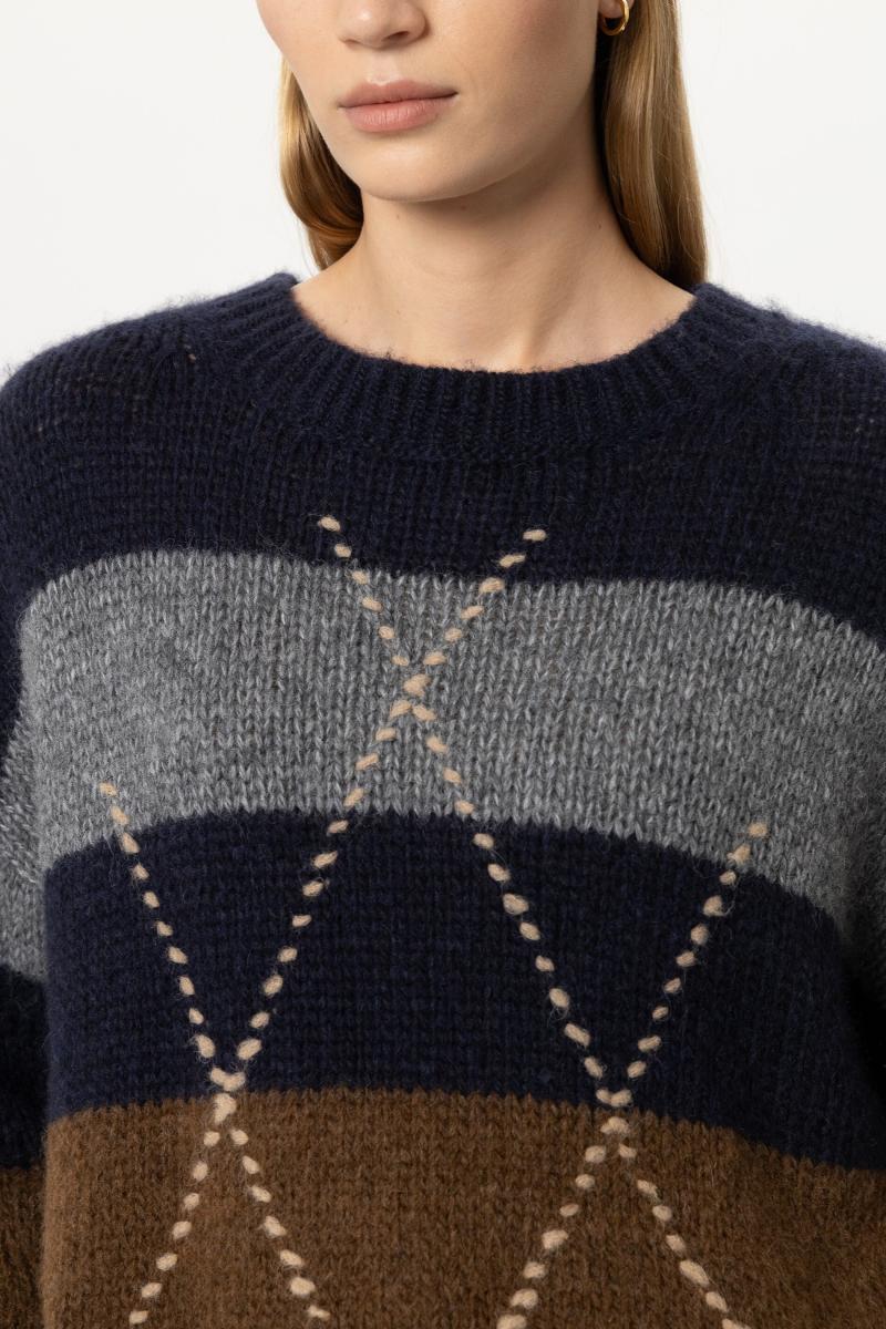 Damen Alpaka-Mix-Pullover
