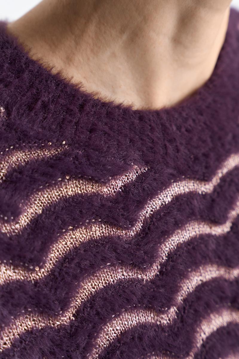 Damen Kurzarm-Pullover
