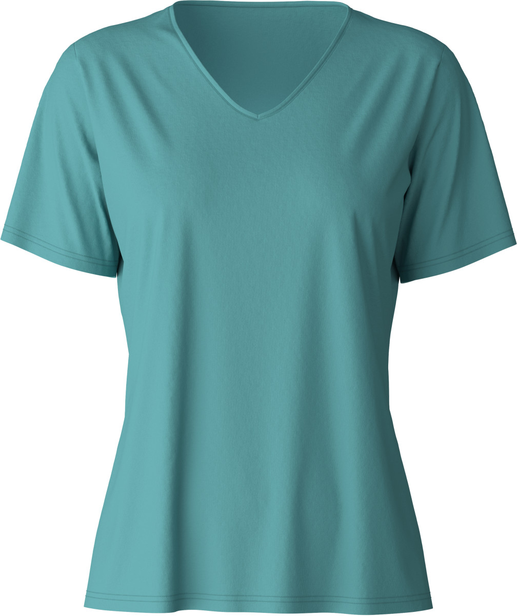 Damen Nachtshirt mit V-Neck