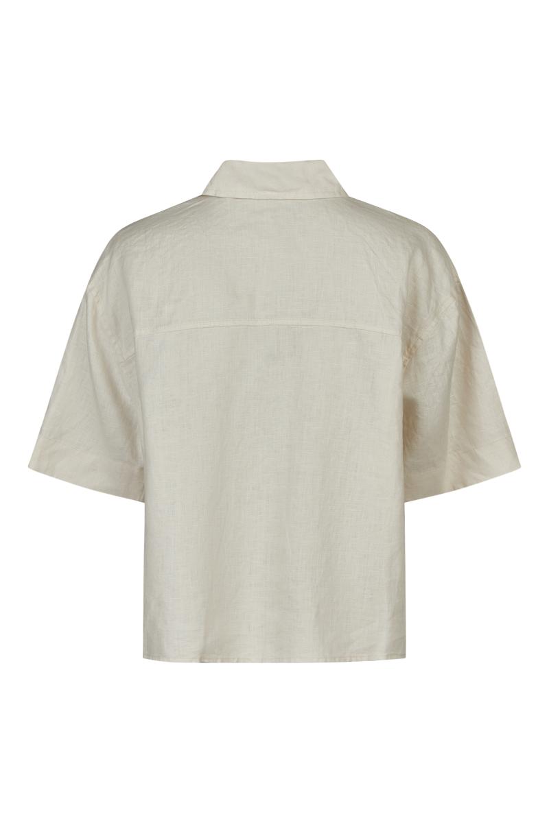 Leinenbluse Kurzarm
