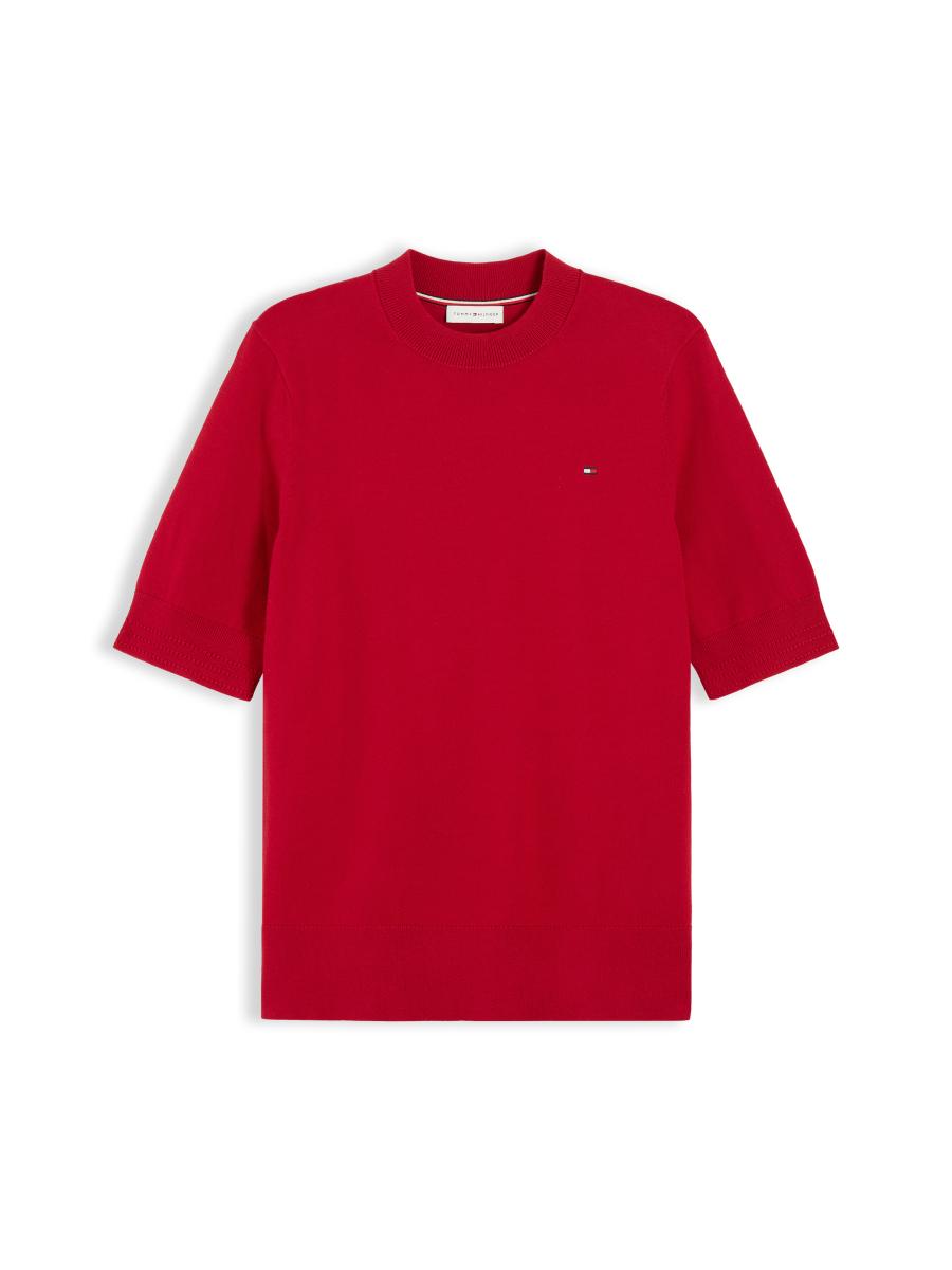 Damen Kurzarm-Pullover