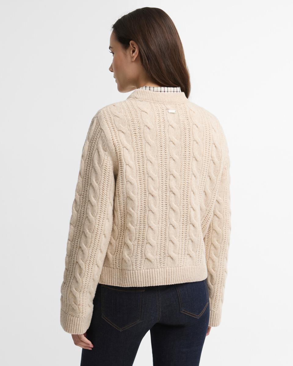 Damen Pullover Joan Cropped Cable Knit