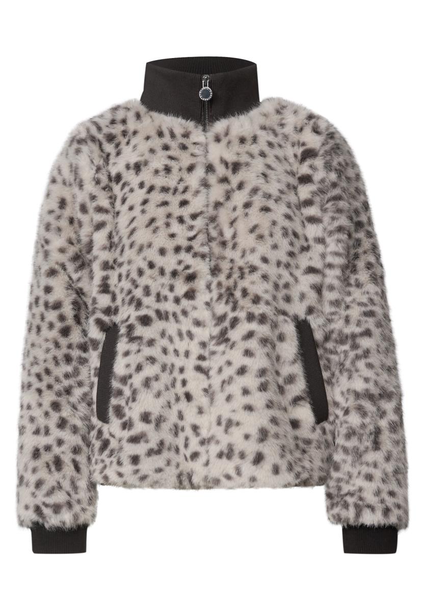 Damen Fake Fur Jacke