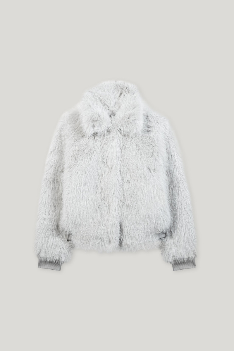 Damen Fake-Fur-Jacke