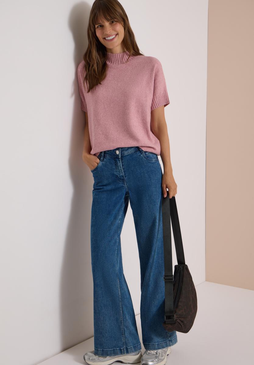 Damen Dolman Pullover mit Turtle Neck